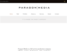Tablet Screenshot of paragonmedia.tv